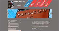 Desktop Screenshot of grapeleafonline.com
